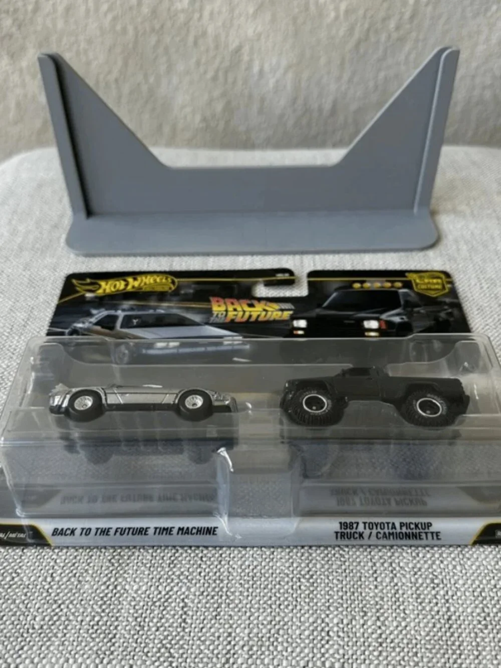 2026 Hot Wheels Premium 2 Pack, Back to the Future Time Machine & Toyota Pickup